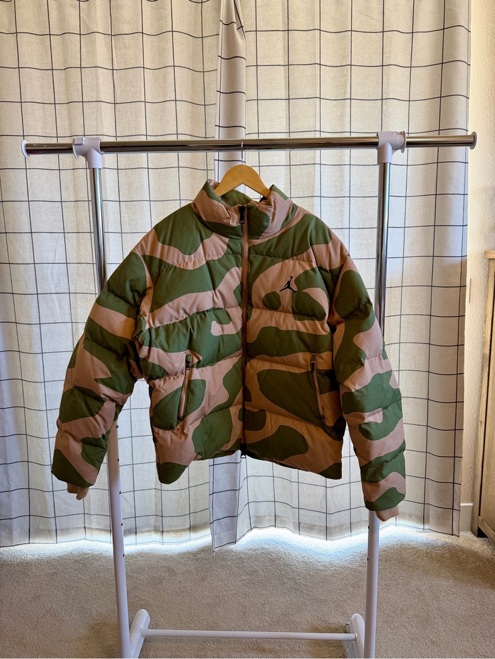 NWT Jordan Flight Heritage Down Puffer Jacket XL Camo FB6988-200